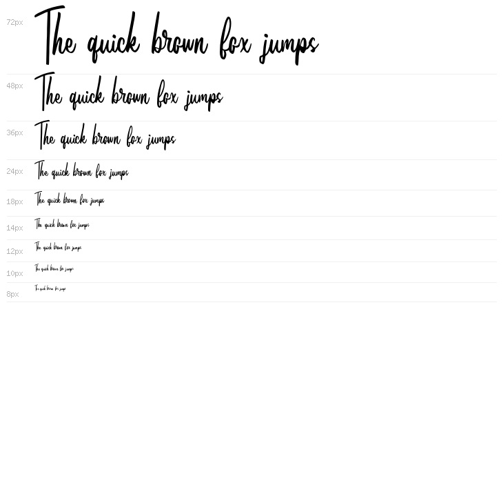 YustinScriptDEMO-Regular Waterfall