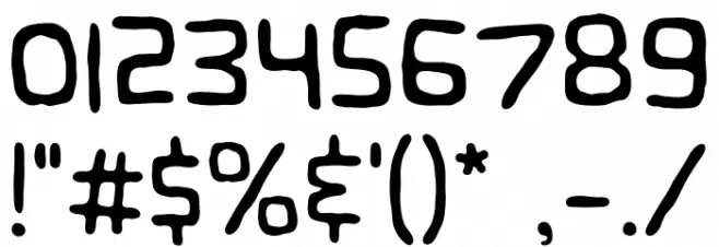 Yutiwa Font OTHER CHARS