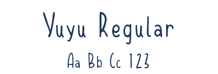 Yuyu Regular Font Preview