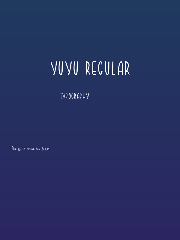 Yuyu Regular Poster
