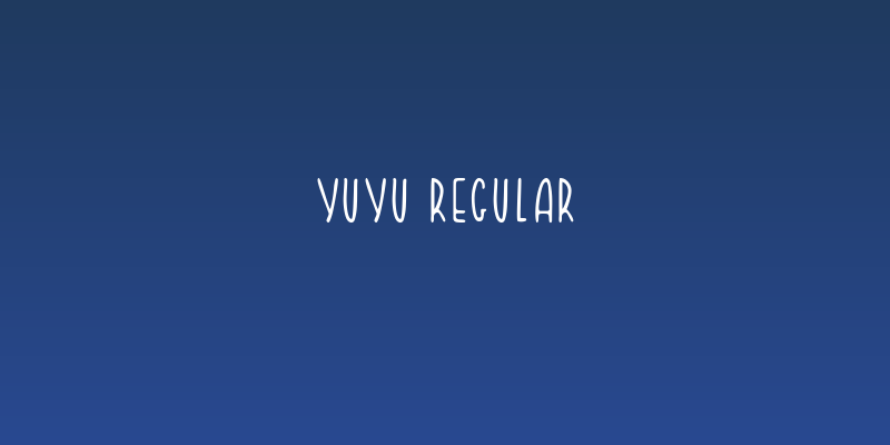 Yuyu Regular Social Header