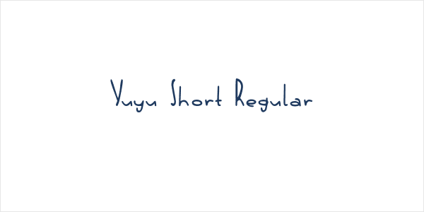 Yuyu Short Regular Logo