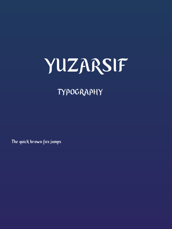 Yuzarsif Poster