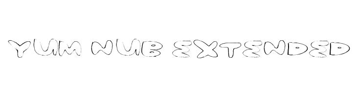 yum nub extended  नि: शुल्क फ़ॉन्ट्स डाउनलोड
