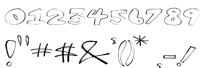 yum nub extended Font OTHER CHARS