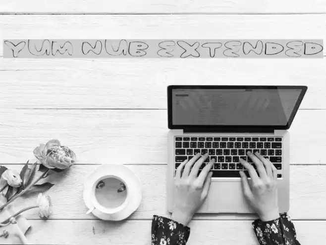 yum nub extended Font examples