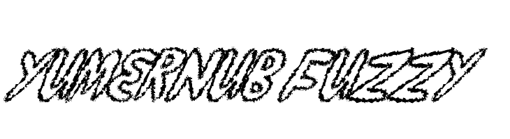 yumernub fuzzy Font