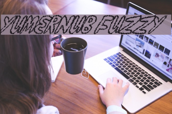yumernub fuzzy Font examples