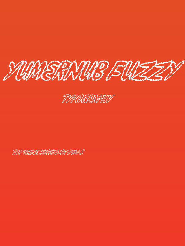 yumernub fuzzy Poster