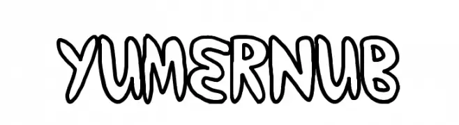 yumernub  Frei Schriftart Herunterladen