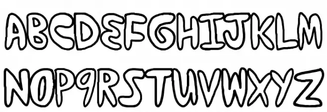 yumernub Schriftart Groß