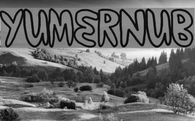yumernub Font examples