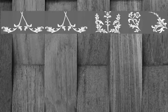 YY Old English Dingbats Шрифта examples