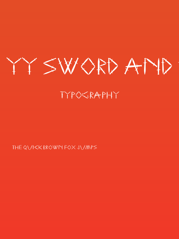 YY Sword and Dagger Poster