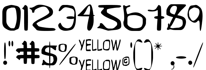 YY Uncial Most Irish Molded Font OTHER CHARS