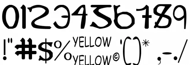 YY Uncial Most Irish Font Alte caractere