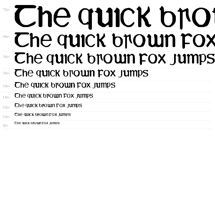 YY Uncial Most Irish Waterfall