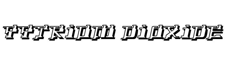 Yytrium Dioxide Font
