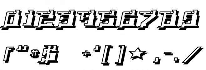 Yytrium Dioxide Font OTHER CHARS