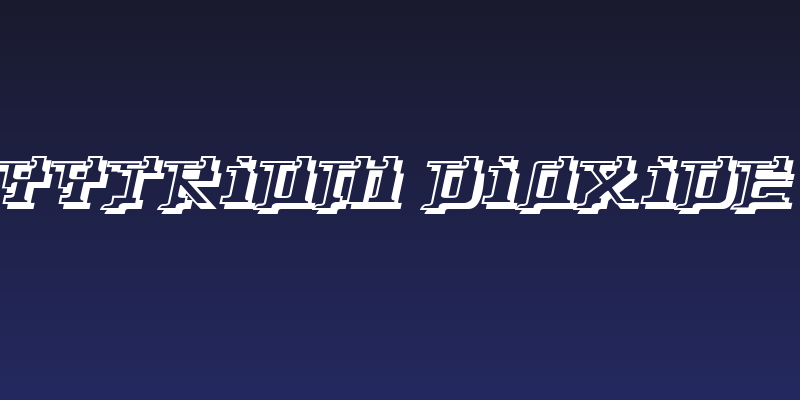 Yytrium Dioxide Social Header