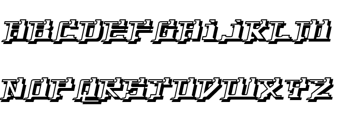 Yytrium Dioxide Font LOWERCASE