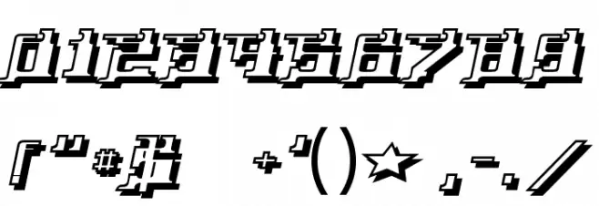 Yytrium-Regular Font OTHER CHARS