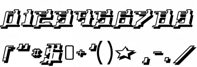 Yytrium-Regular Font OTHER CHARS