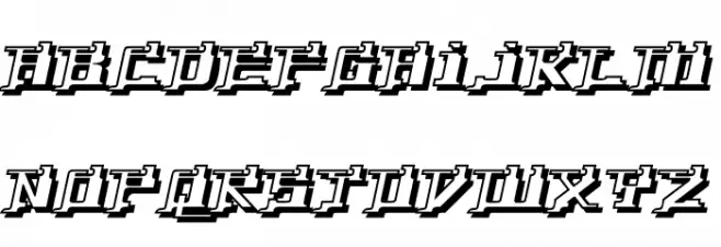 Yytrium-Regular 字体 大写