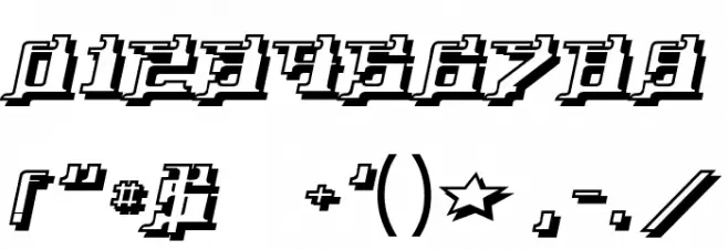 Yytrium Font OTHER CHARS