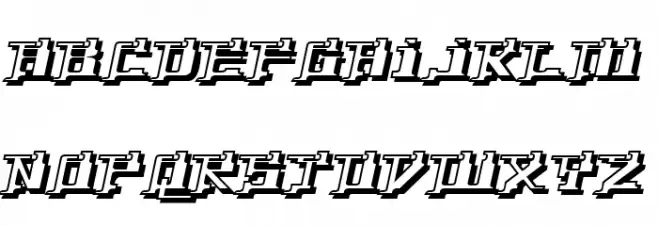 Yytrium Font UPPERCASE