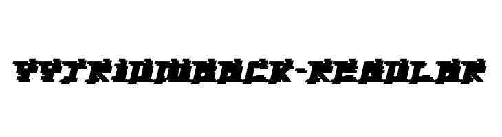 YytriumBack-Regular  नि: शुल्क फ़ॉन्ट्स डाउनलोड