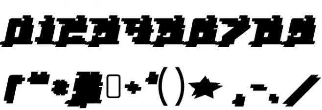 YytriumBack-Regular Font OTHER CHARS