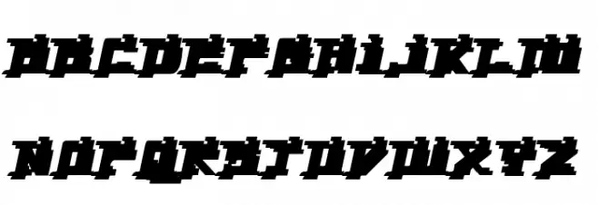 YytriumBack-Regular Polices MAJUSCULES