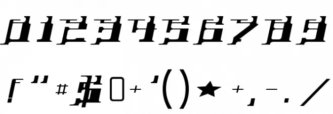 YytriumFront-Regular Font OTHER CHARS