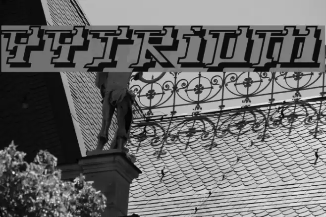 Yytrium Font examples