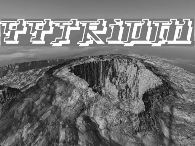 Yytrium Font examples