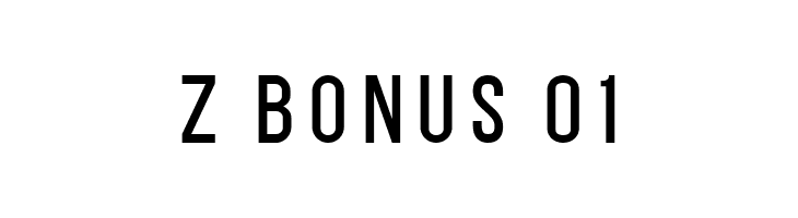 Z BONUS 01  नि: शुल्क फ़ॉन्ट्स डाउनलोड