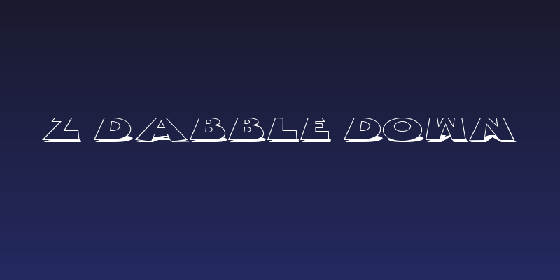 Z Dabble Down Social Header