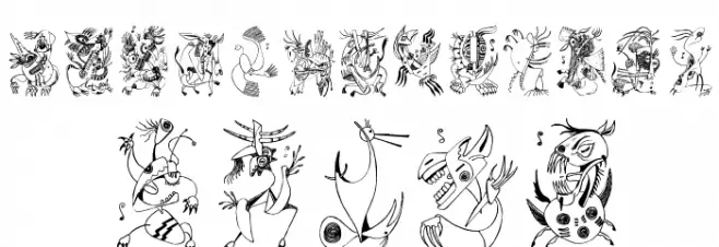 Z-Most Critter フォント 小文字