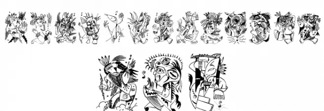 Z-Most Trickster Fonte MINÚSCULAS