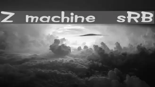 Z machine [sRB] Schriftart examples