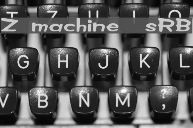 Z machine [sRB] Schriftart examples