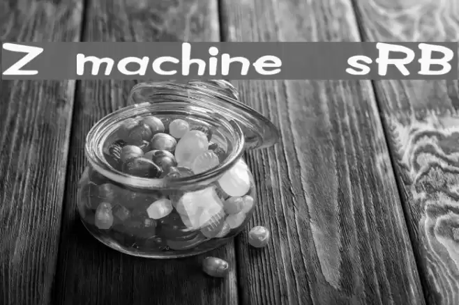 Z machine [sRB] Schriftart examples