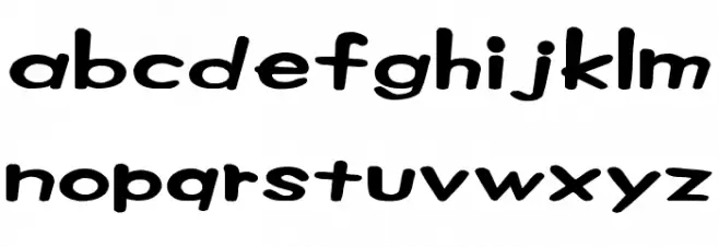 Z machine [sRB] Schriftart Kleinbuchstaben