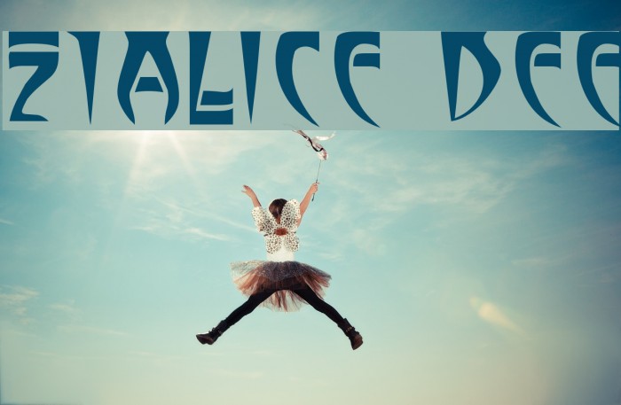 Z1Alice Dee Font examples