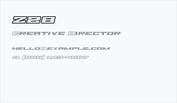 Z28 Business Card