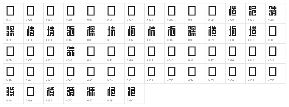 Z_SHINOBI IROHA Character Map