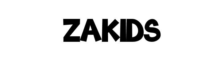 ZAKIDS  Frei Schriftart Herunterladen