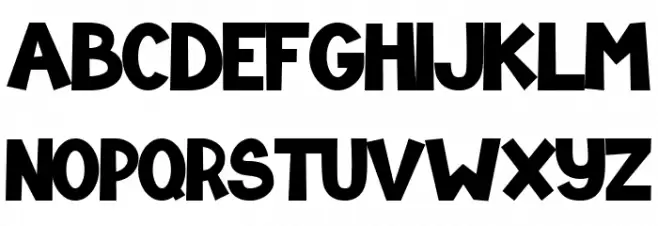 ZAKIDS Font Litere mari