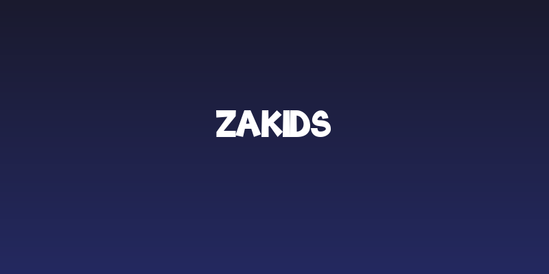 ZAKIDS Social Header